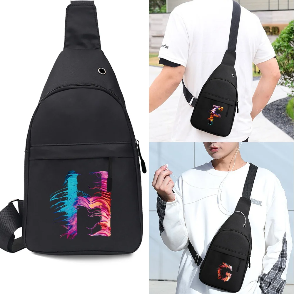 Pack Casual Bag Waist Functional Belt Bag Belt Pouch Phone Money Belt Bag Paint Letter Print Fanny Travel Hip Messenger Pouch smile