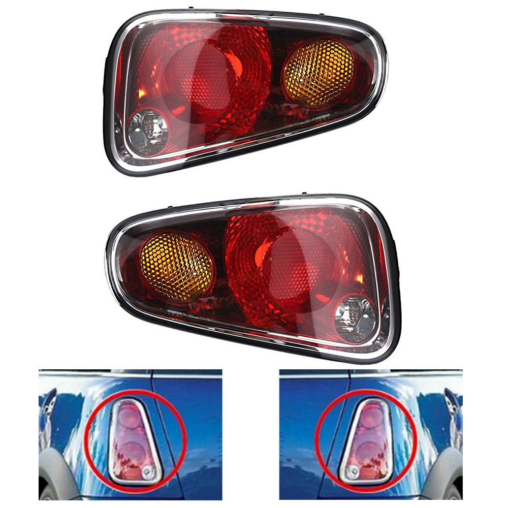 LED Tail lights Without Bulbs Rear Fog Light Running Brake Lamps Left/Right For MINI Cooper R50 R52 R53 2005 -2008 63217166955