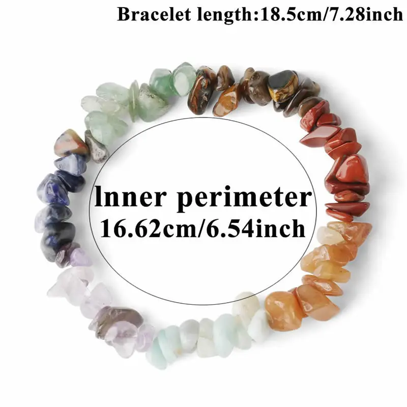 Bracelet Irregular Natural Stone Reiki Healing Crystal Tiger Eye ddmysmile Lapis Lazuli Jewelry Lady Bracelet Smile