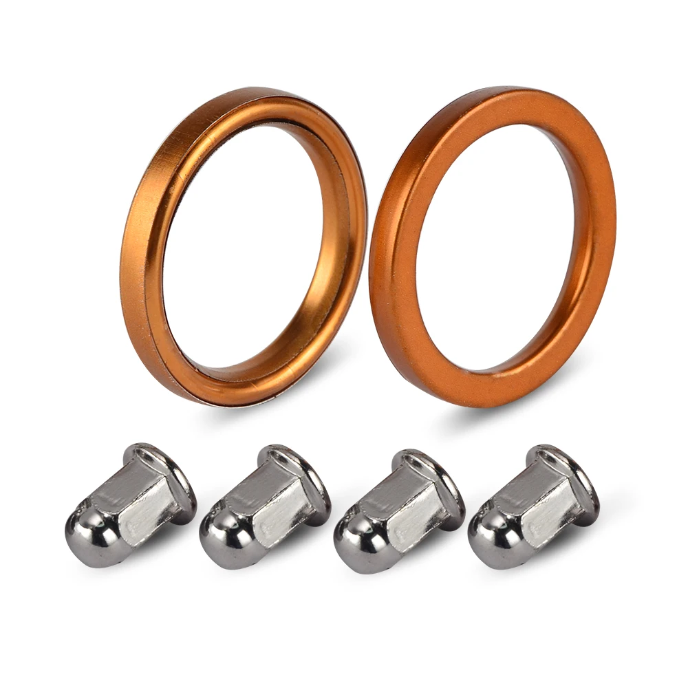 Exhaust Muffler Pipe Gasket Nut For Honda XR200R 1981-2002 XR250R 1981-1982 XL250R 1982-1987 XL500R 1982-1982 Goldwing 1500