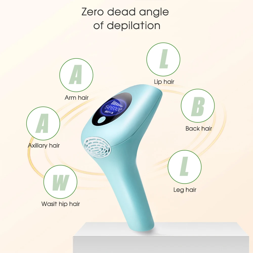 2025 999,999 IPL Body 8 Gears Pubic Bikini Handheld Gun new Laser Hair Removal Epilator for Women Permanent Photoepilator Depiladora