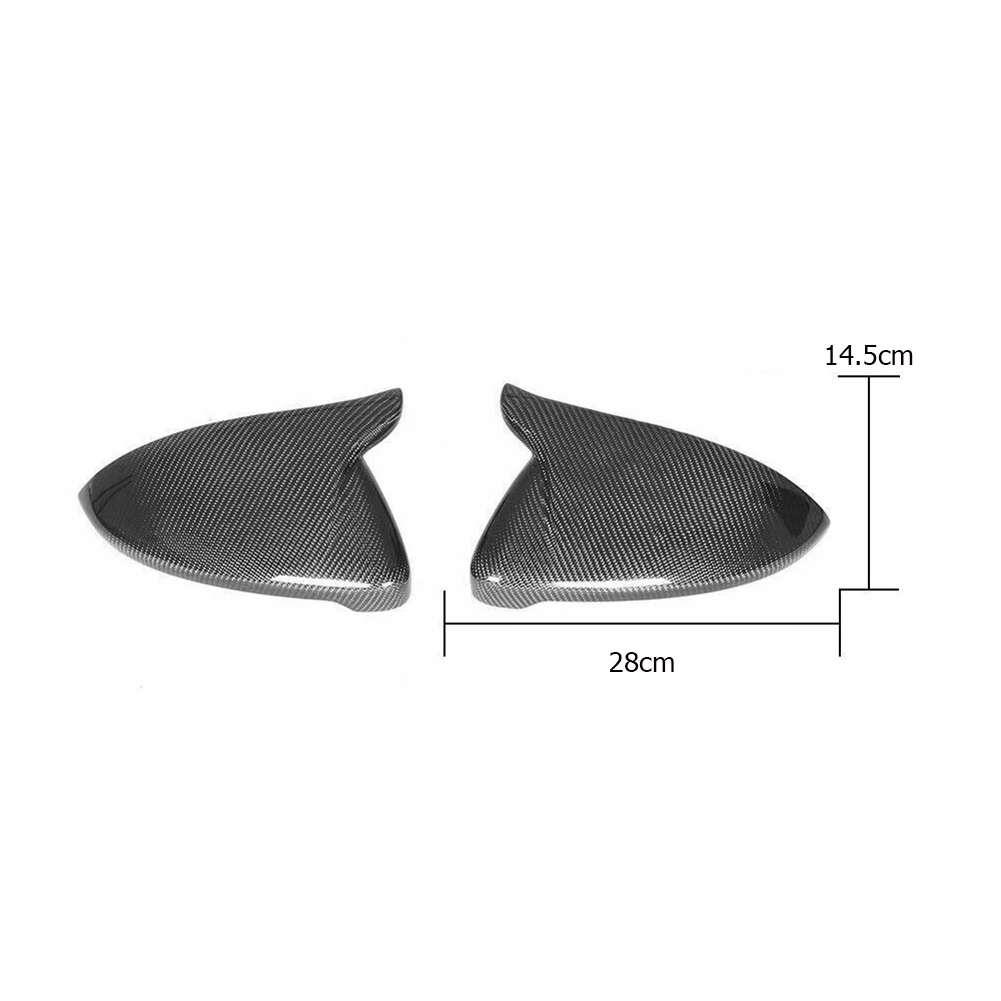 2pcs Car Replacement Side Wing Rearview Mirror Shell Cap for Golf 7 14-19 Car Accessories
