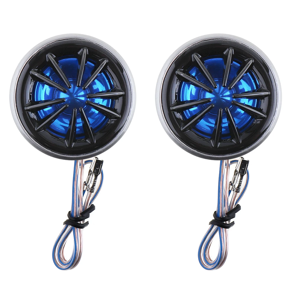 2pcs 150W YH-66 Compact Size Car Horn Dome Tweeter Audio Loudspeaker Car Stereo Treble Speaker for Cars