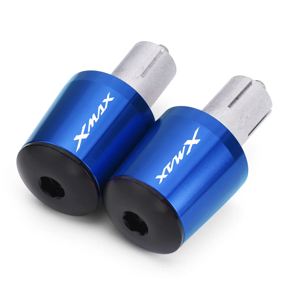 CNC Motorcycle Hand Grips Bar End Plug Moto Handlebar Caps For Yamaha XMAX 125 250 300 400 X-MAX 2016 2017 2018 2019 2020 2021