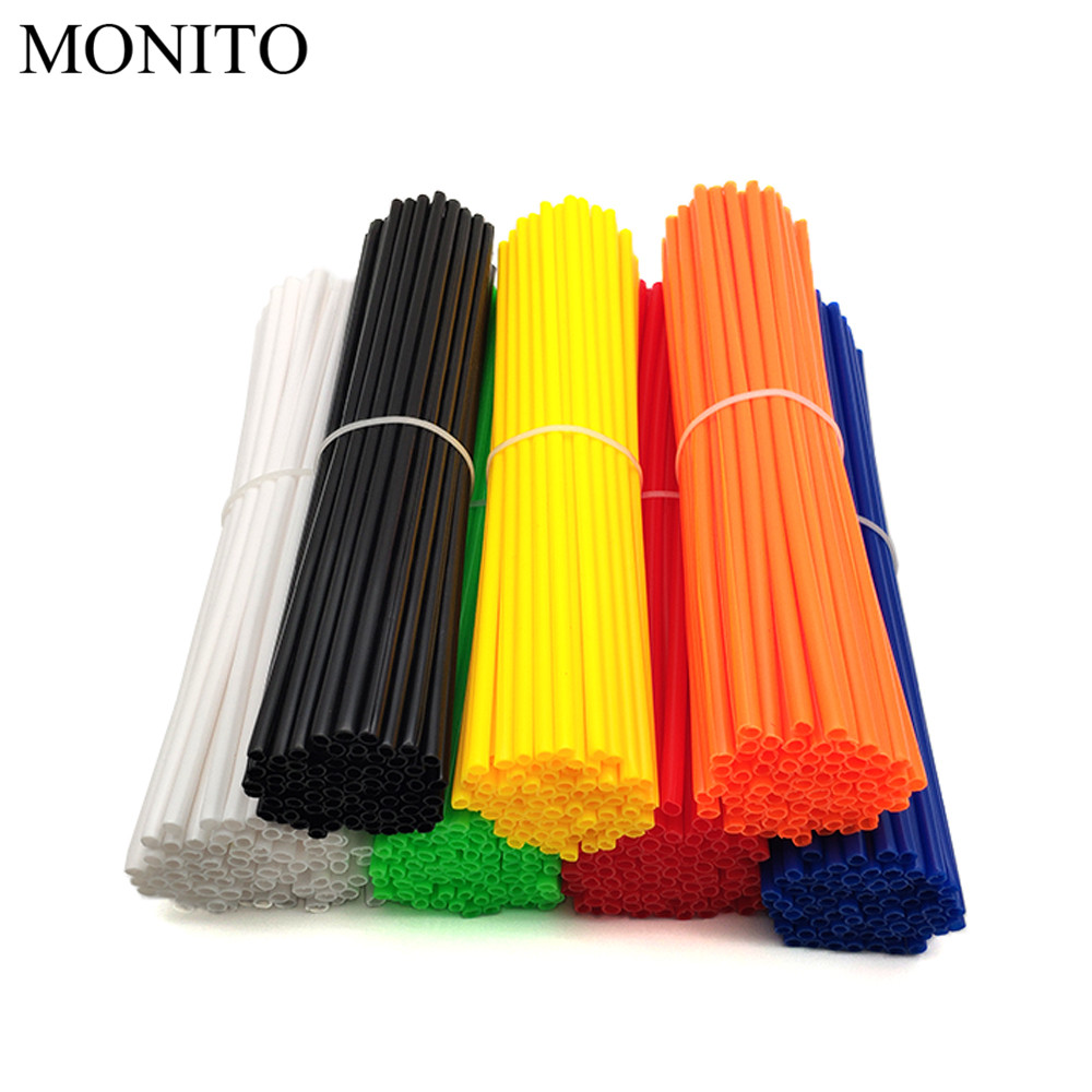 72 Pcs Motorcycle Dirt Bike Wheel Rim Spoke Rim Skin Cover Protector For Gas Gas EC2T FSE FSR EC300 EC250 EC 250 300 EC250 EC300