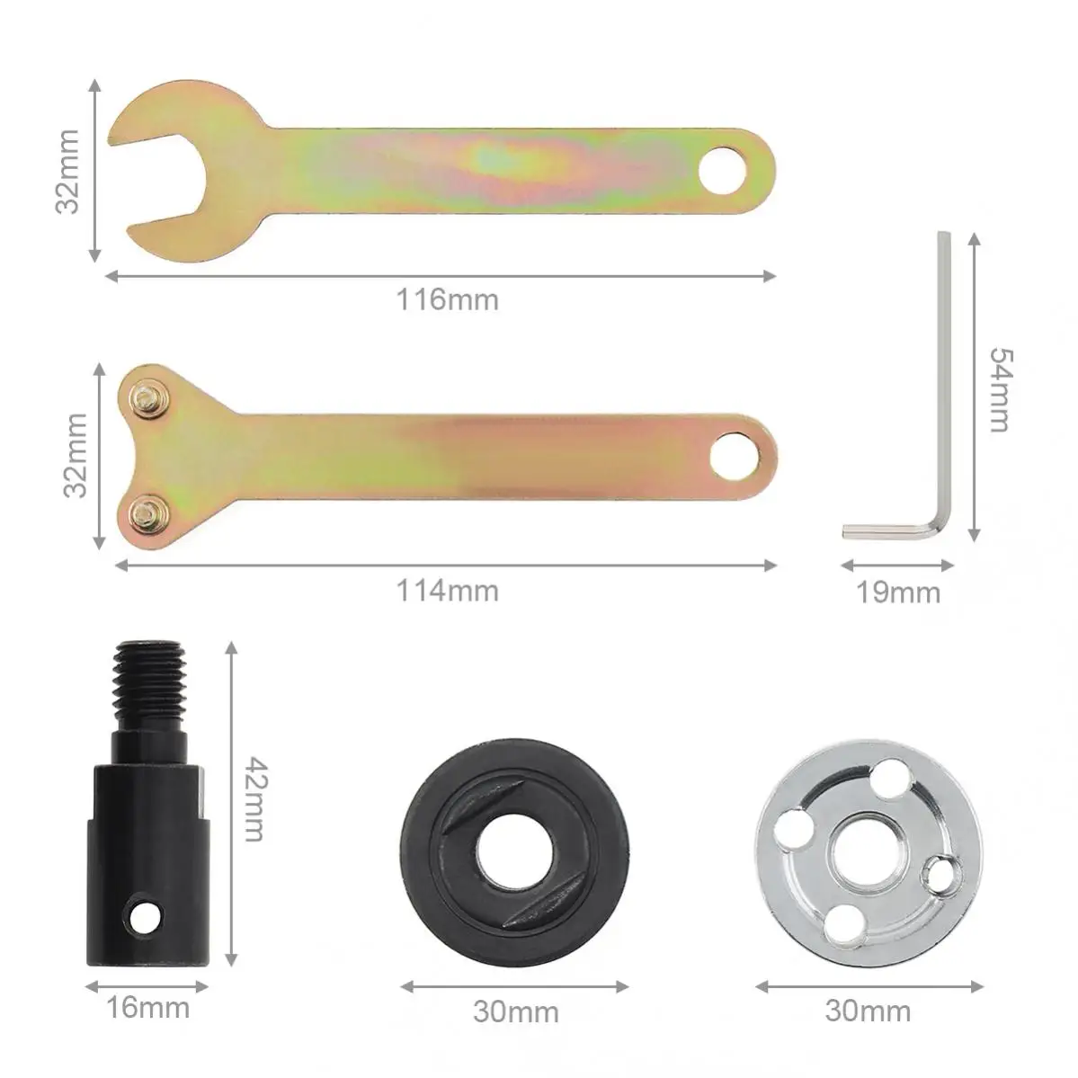 Blade Adapter Saw M10 Saw Blade Connecting Rod Set 5 6 8 10 12 14mm Drill Spindle Chuck Adapter Grinding Polishing Motor Shaft smile