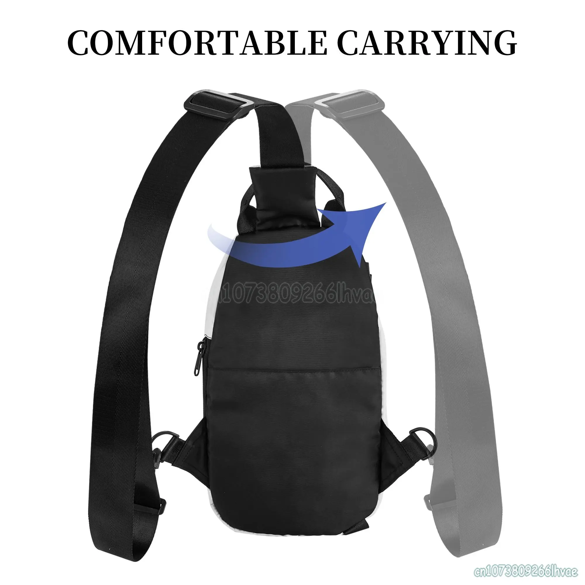 The Seal President of of The United States Crossbody Bag Unisex Casual Sling Chest Bag Daypack for Travel Sport Running Hiking smile