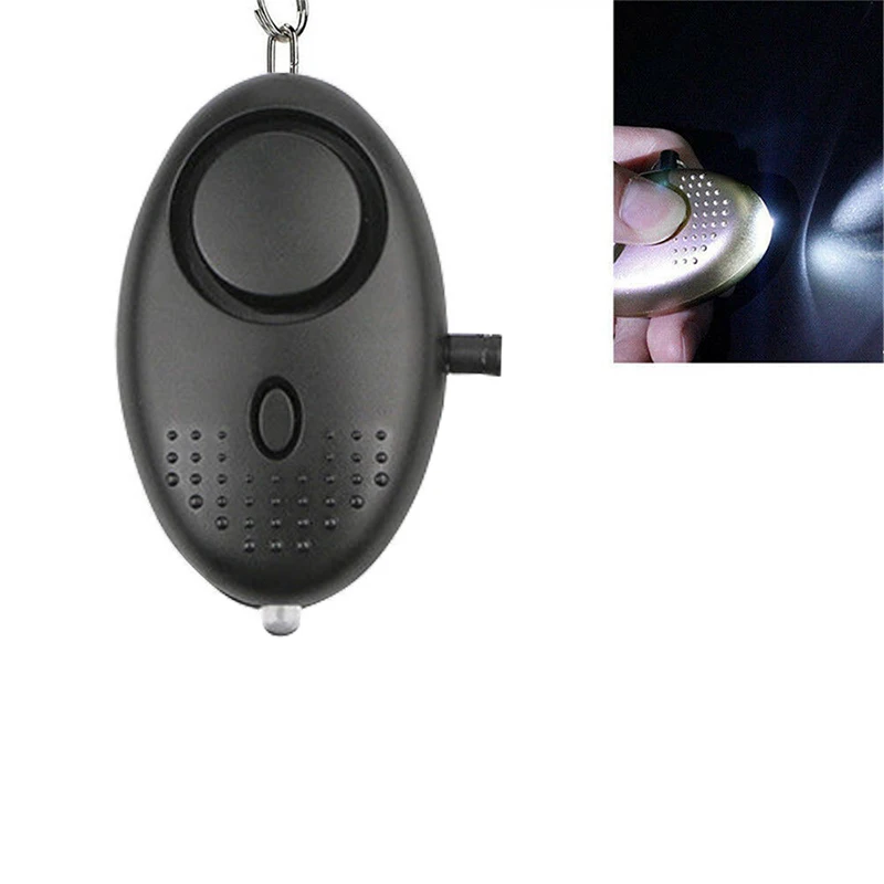 Mini 130dB Self Defense Alarm Anti-wolf Girl Women Security Protect Personal Safety Loud Scream Keychain Emergency Alarm/0258025