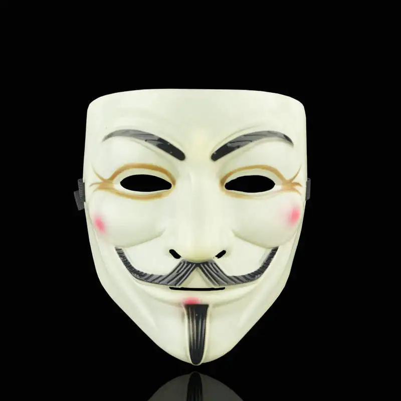 Christmas Movie Halloween Party Cosplay V for Vendetta Hacker Mask Anonymous Guy Fawkes Gift Adult Kids Film Theme Mask Joker smile