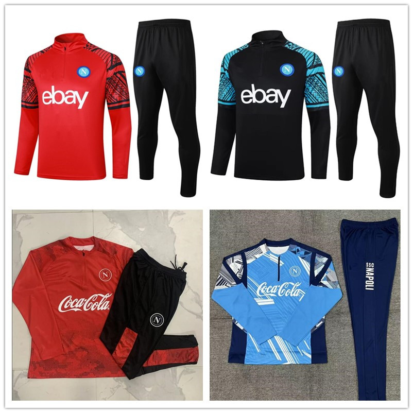 24 25 Napoli Sweatshirt Maglietta OSIMHEN INSIGNE 2024 2025 Napoli football jersey Politano Lorenzo MAGLIA MERTENS VERDI men and children half pull training set kit