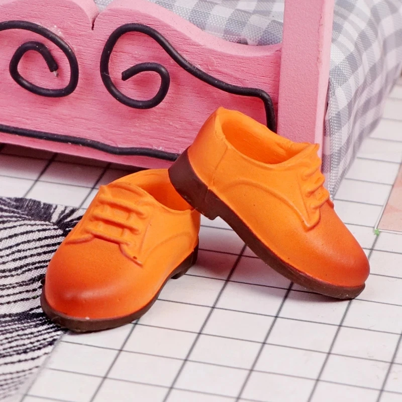 Retro Ob11 Ronde Britse Neus Schoenen Pvc Materiaal Pop Accessoires Schattig Voor Penny, Ymy, Obitsu 11,Molly, Gsc,1/12 Bjd ddmysmile Pop Smile Penny,