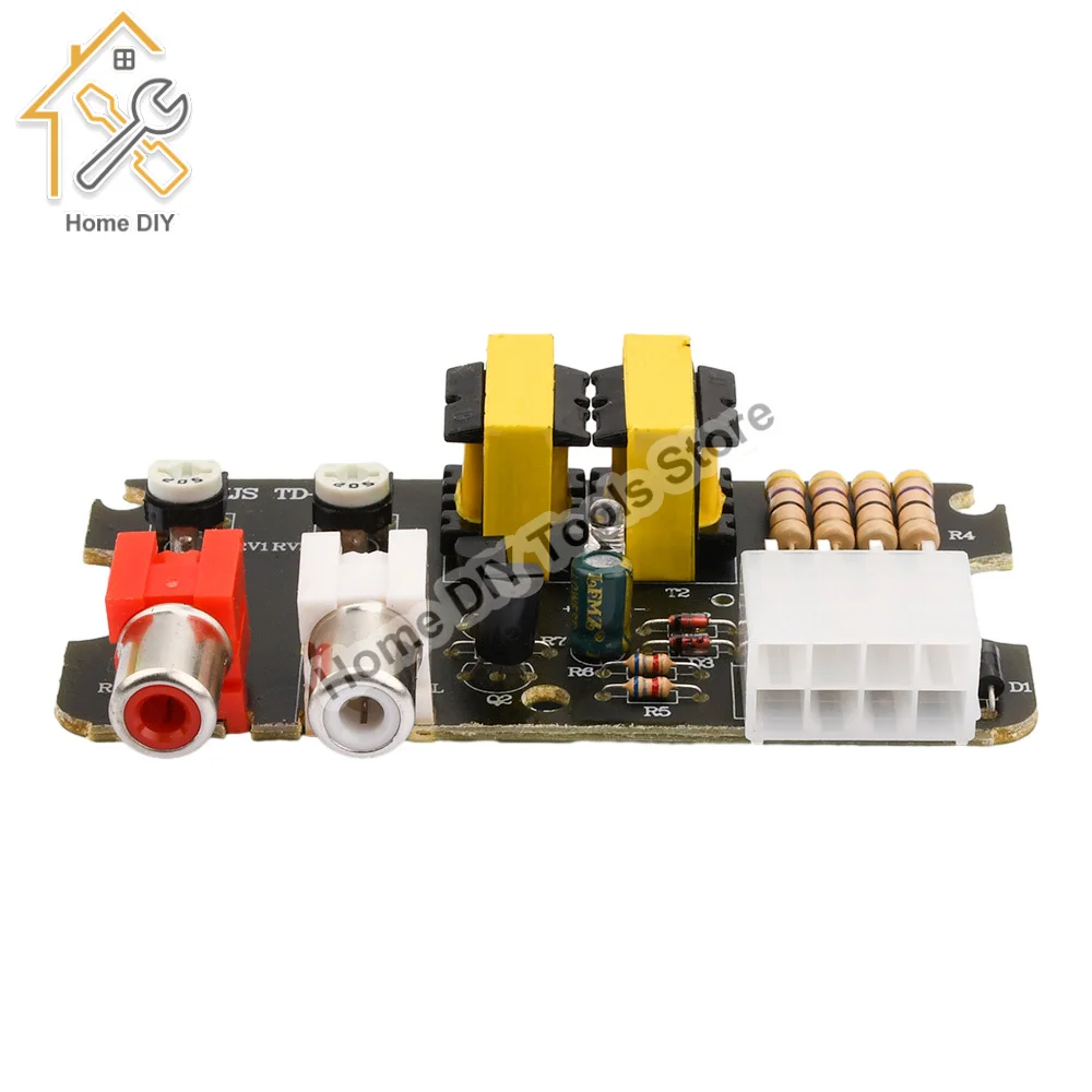 Automotive Audio Converter 12V RCA Stereo High-low Adjustable Converter Adapter Speaker Level Converter Car Accessories