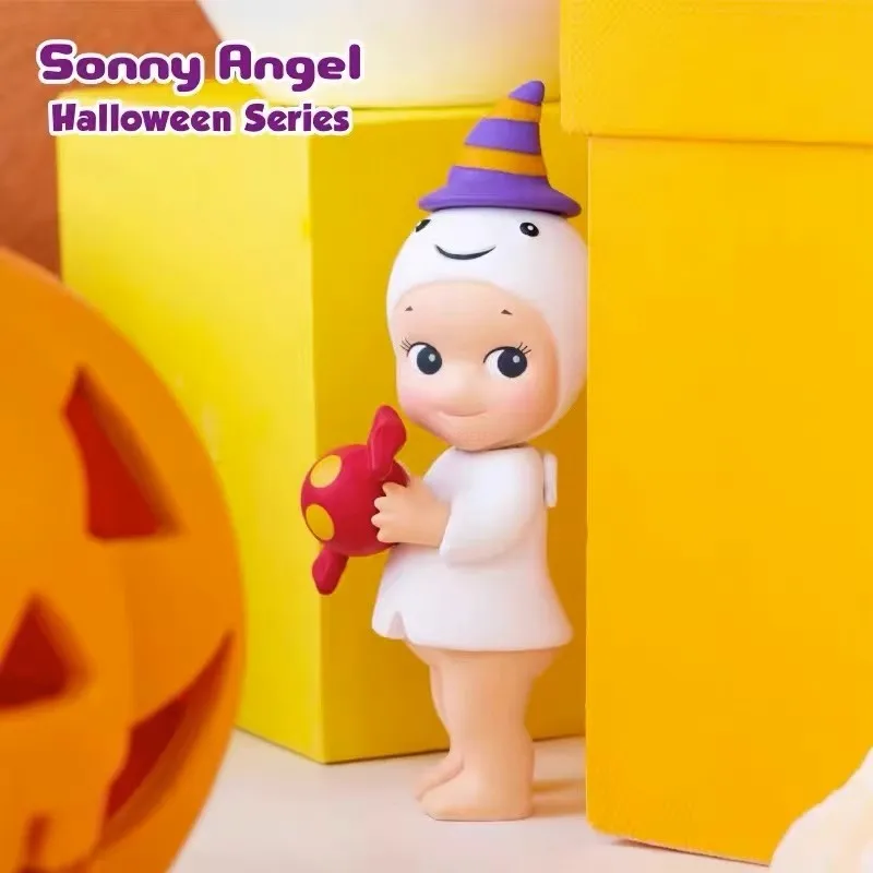 Nt Sonny Angle Halloween Series Blind Box Cute Kawaii Anime Figures Pumpkin Ghost Candy Toys Mystery Surprise Box Gifts For Kids