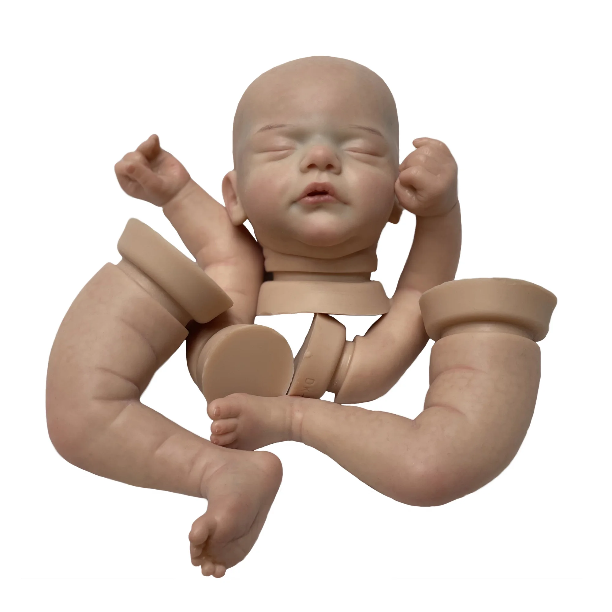 18-20 new Inch Bebe Reborn Dolls Kits Painted/Unpainted Sam 2025 Full Solid Silicone Lifelike Doll Kits Reborn Corpo De Silicone