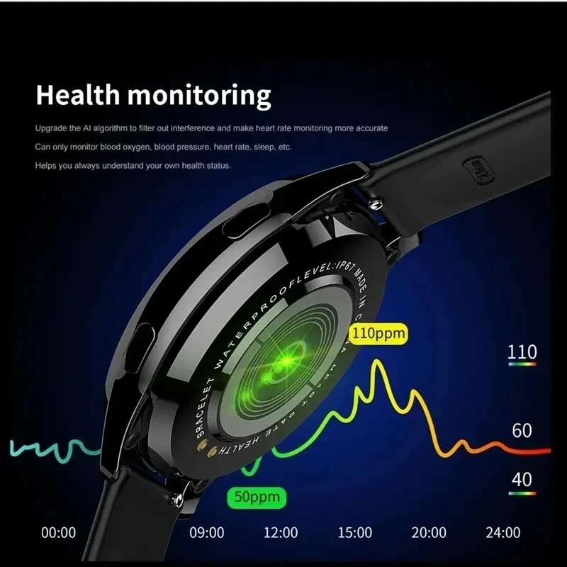 2024 Bluetooth Call Women Smart Watch Custom Dial Smartwatch For Android IOS Waterproof Full Touch Bracelet Clock ladies gifts