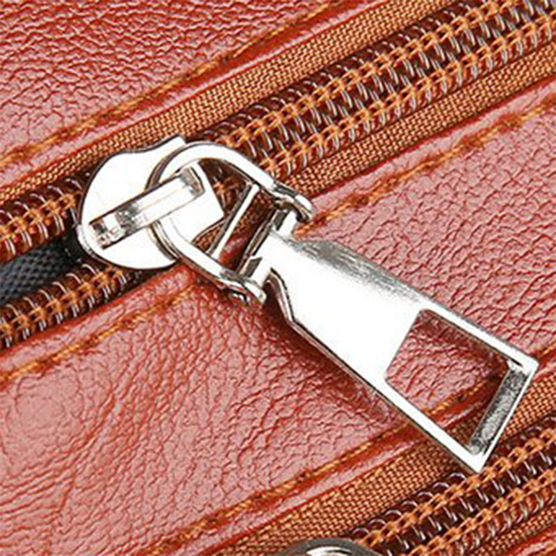 Ladies Crossbody Bag New Casual Female Bag Soft PU Leather Shoulder Multi-pocket Shoulder Bag Solid Color