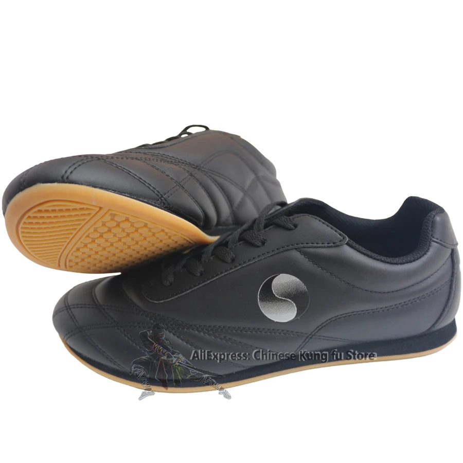 Tai Kung Professional Chi fu Shoes Wushu Martial arts Wing Chun Sports Sneakers Simple Pattern smile