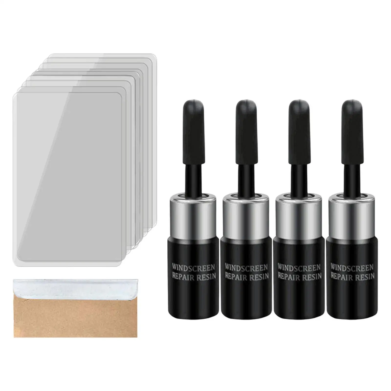 Windshield Crack Repair Scratch Chip Cracks Repairing Window Glass Set Automotive Nano Filler