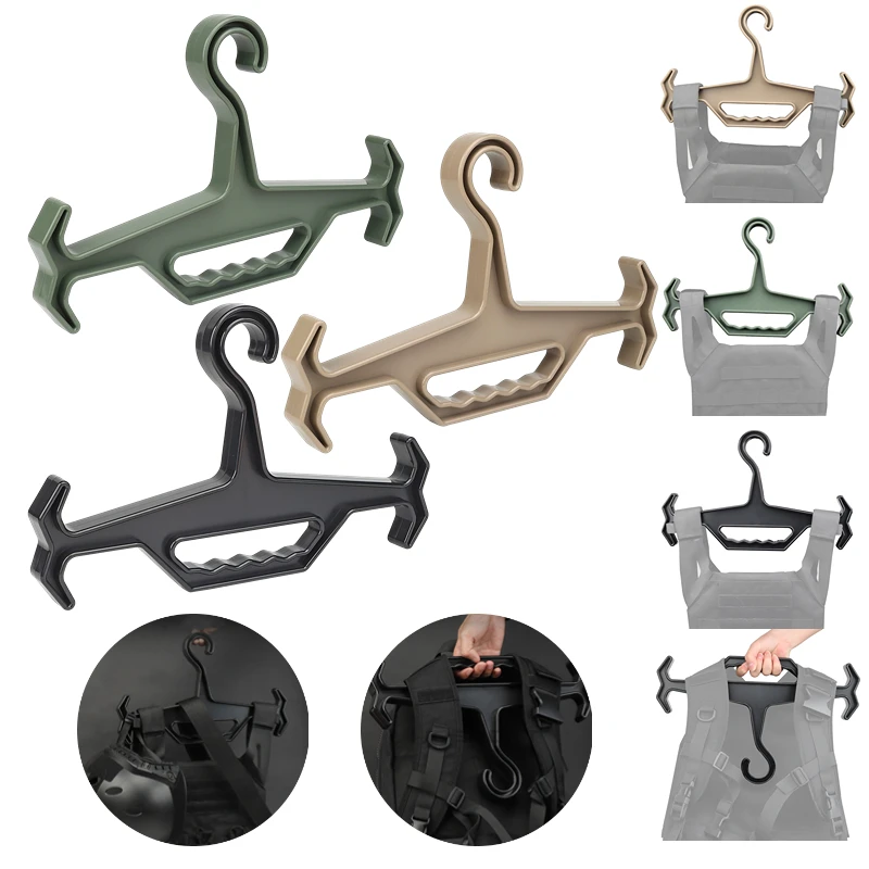 Tactical Hanger Heavy Duty Hanger for Body Armor Vests Wetsuit Hanger Tactical Gear Military Survival Equipment Storage Organize
