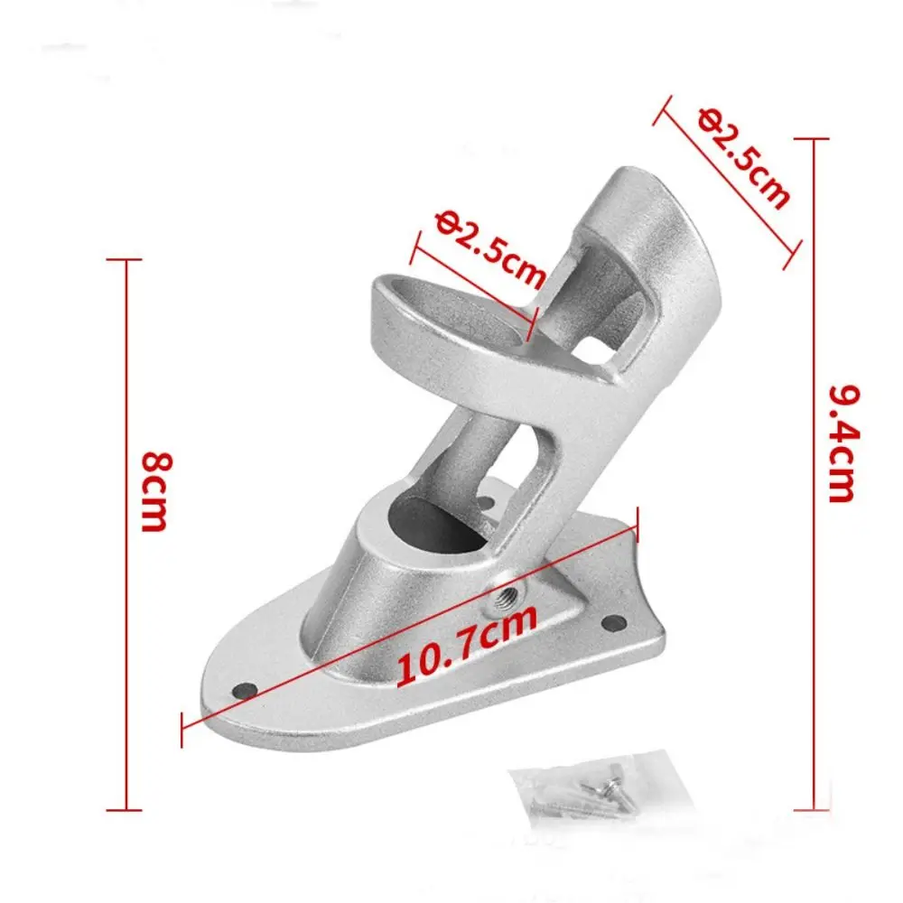 6ft Collapsible Flagpole Base Adjustable Wall Bracket Base Banner Rack Flag Pole Holder Flagpole Telescopic Flag Pole