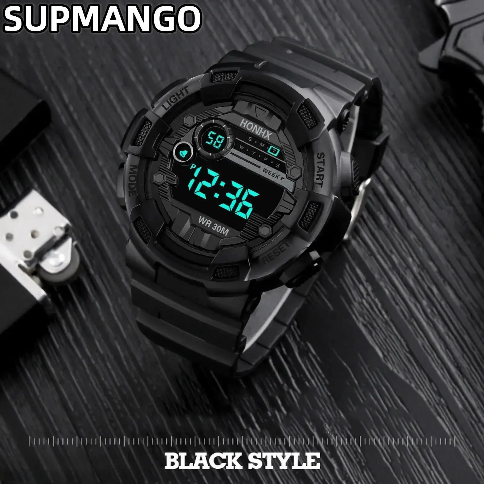 719 Kids Sport Watches LED Digital Watches for Children Silicone new Strap Wristwatch Student 2025 Girl Boy Clock