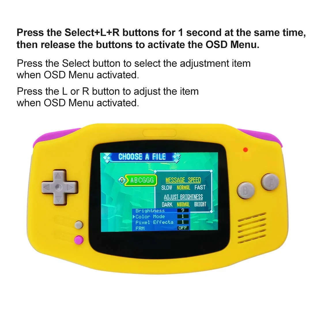 Drop In GBA IPS V5 Laminated Screen Retro Pixel IPS Backlight LCD Kits For GBA Console For Gameboy Advance Housing Shell