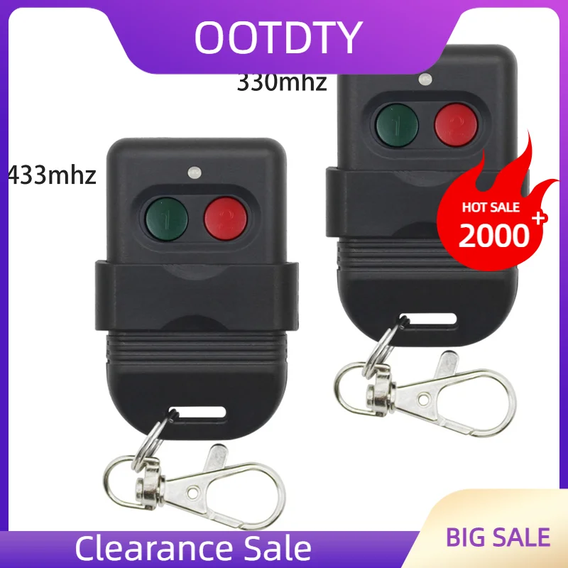 2025 1 Piece Professional 330mhz or 433mhz Garage Door Duplicator Remote Control Compatible with SMC5326 Garage new Door Free Shipping
