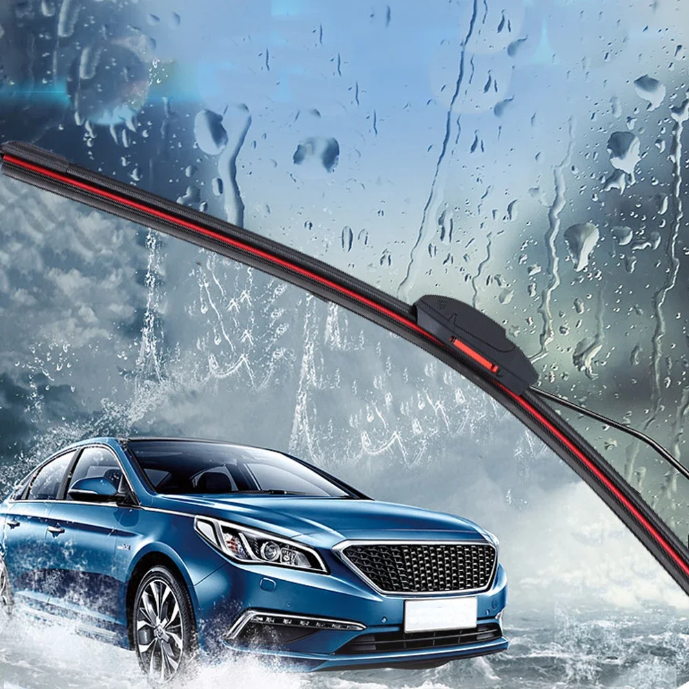 new GM Windshield 2025 Wiper Blades Double Soft Rubber Car Replacement Wiper 16" 18" 20" 22" 24" 26" Rubber Strip for Ea