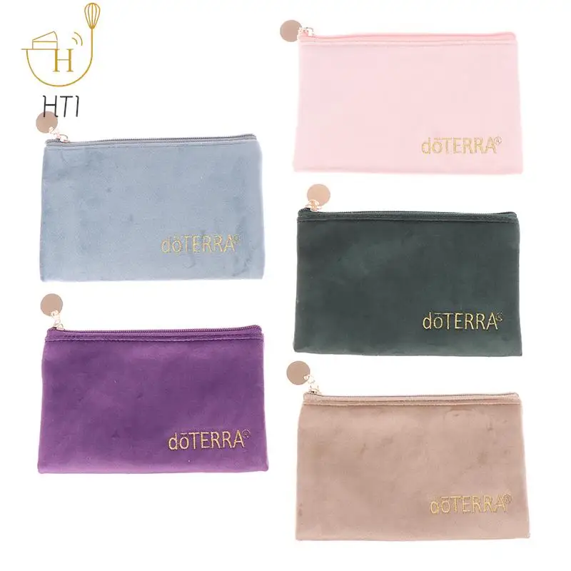 1PC Essential Oil Case Velvet Storage Bag for DoTERRA Young Living Oil Travel Portable Carry Hanging Organizer Storage Bag