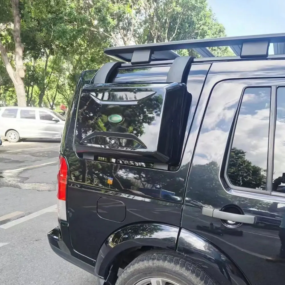 Car Roof Racks For Land Rover Discovery 4 3 LR4 2010-2017 Roof Rack Rail Luggage Boxes Small Bag Side Folding Ladder Box