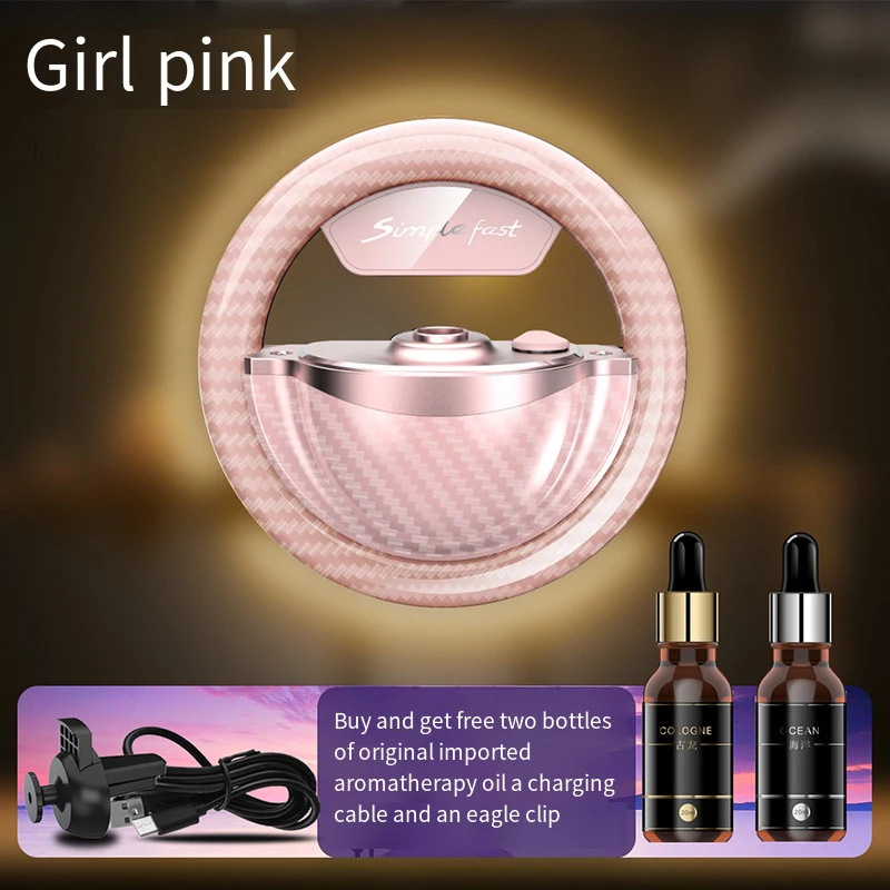 Smart Car spray Aromatherapy Machine Air conditioner Outlet Ornament Automatic Sensor Lamp RGB Vapor Universal Car Air Freshener
