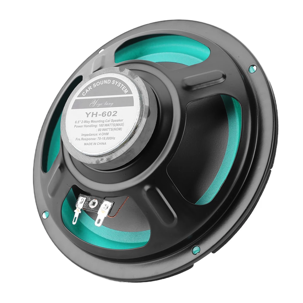 4/5/6 Inch 100W/160W Universal Car HiFi Coaxial Speaker Vehicle Door Auto Audio Music Stereo Full Range Frequency Loudspeaker