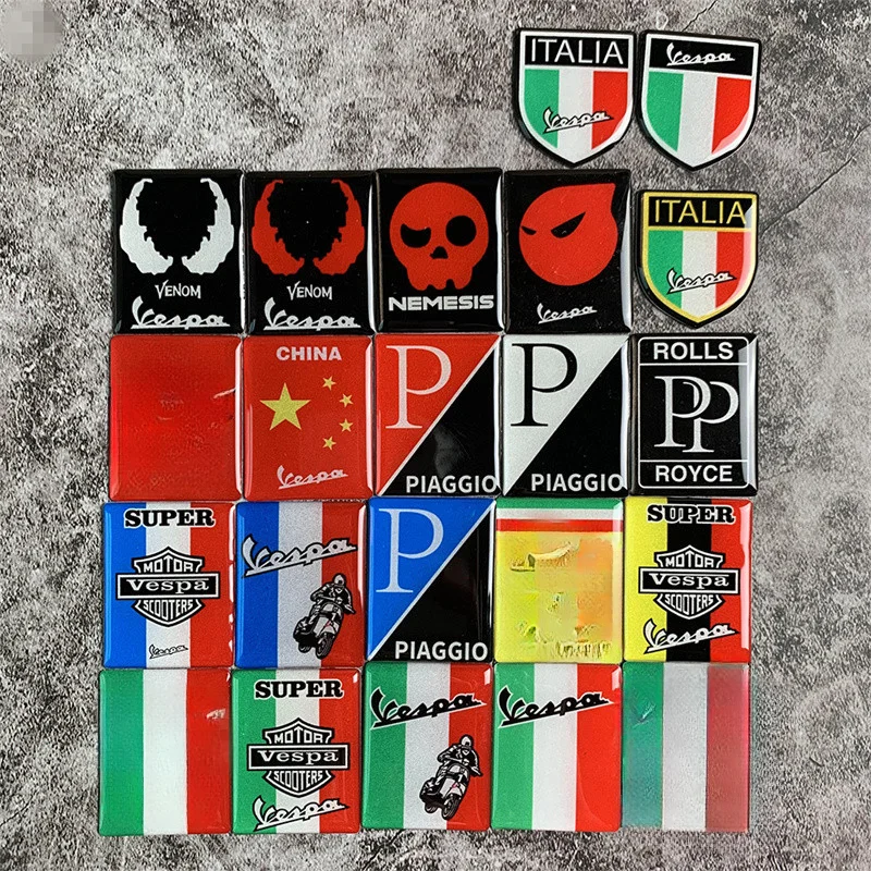 ddmysmile Motorcycle 3D Magnet Reflective Stickers For PIAGGIO Vespa Gts300 Lx125 Lx150 125 150 Ie Sprint Primavera 300 LX LXV Waterproof Smile