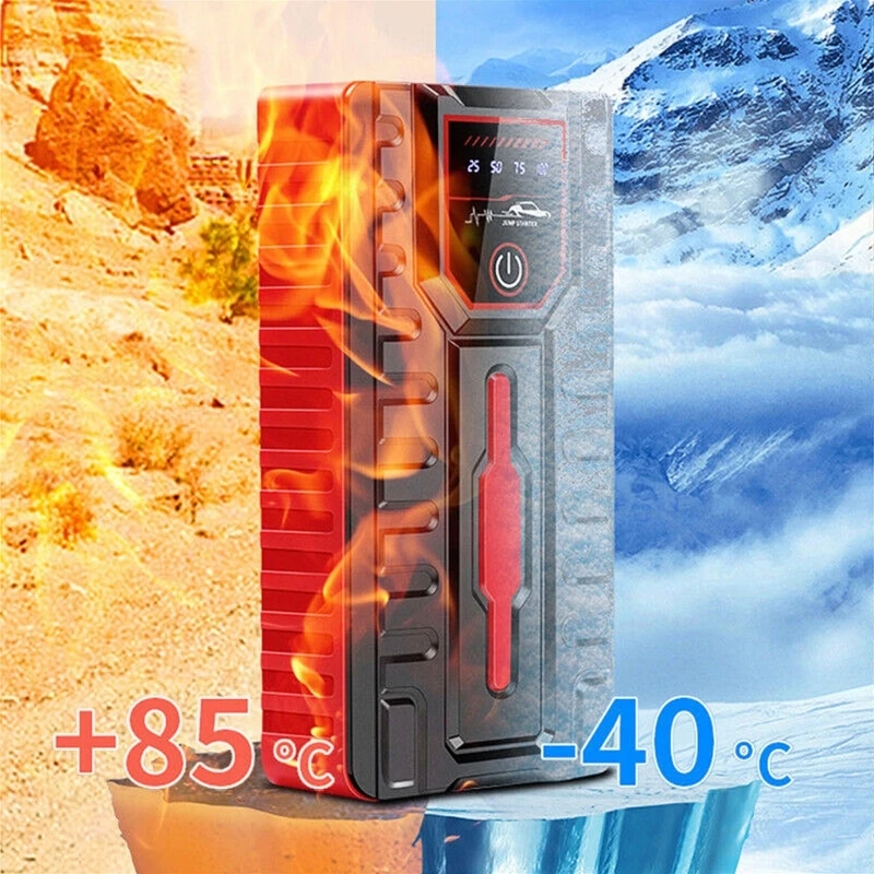 Car Jump Starter Power Pack Portable Auto Battery Booster Fast Chargers12V Emergency with LED Light Starting Device