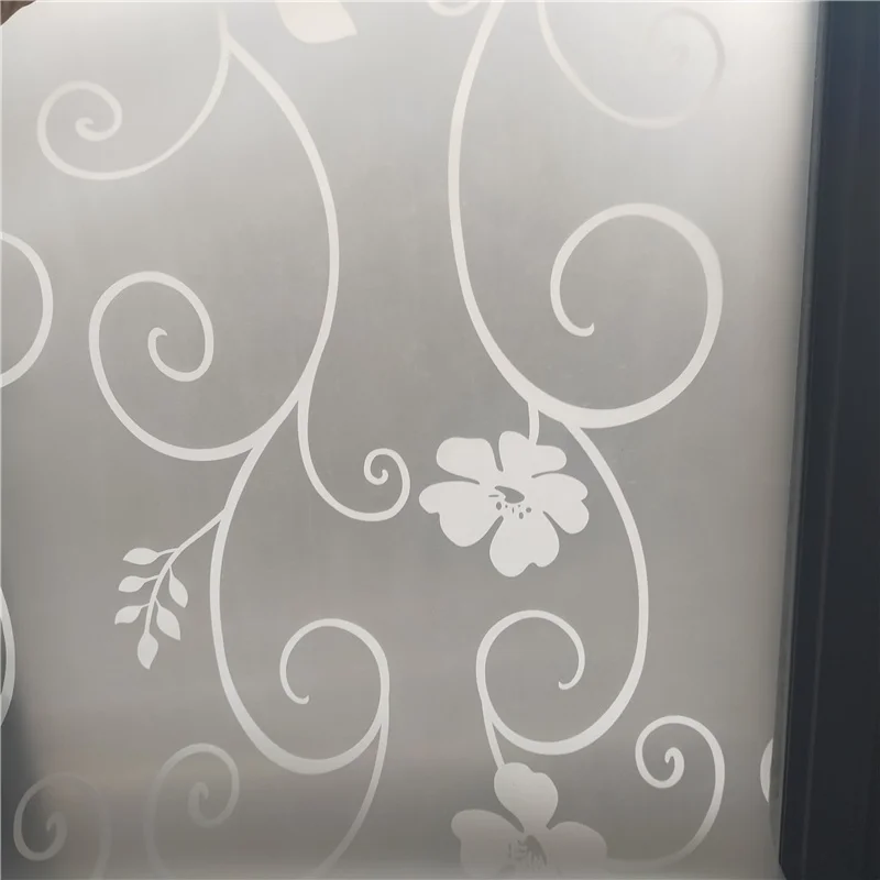Film, Translucent Self-Adhesive Window Sliding Bathroom Glass Door, Cellophane Sun-Shading Privacy Decorative Stickers smile Film, Door,