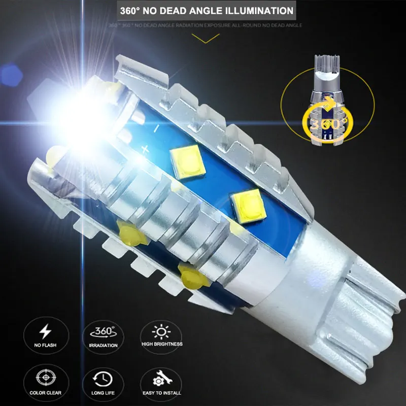2x LED Reverse Light Blub Lamp W16W T15 Canbus For Mercedes Benz W176 W177 W246 W242 W247 W205 S205 W212 A207 C207 S212 A B C E