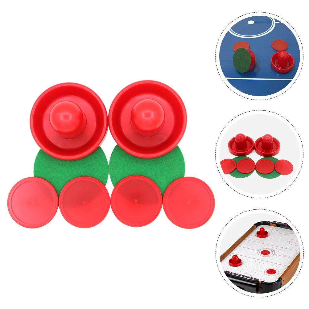 Hockey Air Table Pushers Pucks Paddles Paddle Game Puck Accessories Replacement Parts Pusher Handles Goal Mini Tables Discs