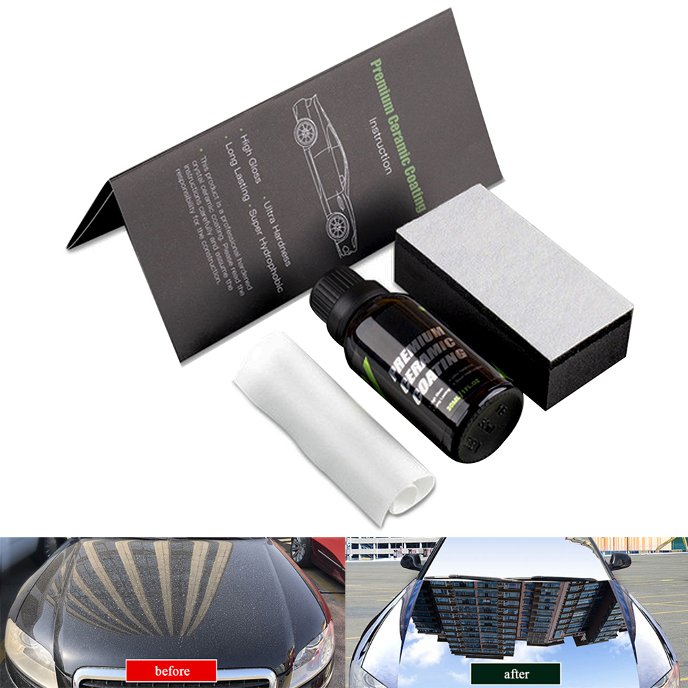 30/50ml Liquid Ceramic Coating For Cars Hydrophobic Crystal Plating Anti Scratch Paint Care Nano Materials Wax Auto Detailing