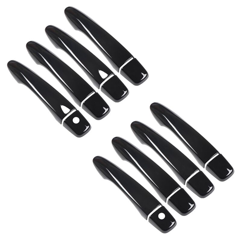 For 2025 Renault Koleos 2017 2018 2019 new 2020 Gloss Black Chrome Car Door Handle Cover Sticker Styling Accessories