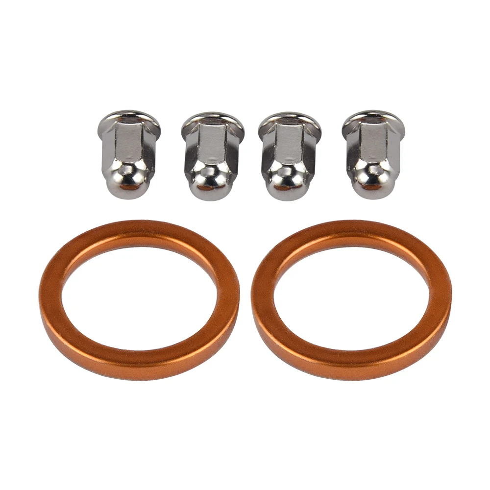Exhaust Muffler Pipe Gasket Nut For Honda XR200R 1981-2002 XR250R 1981-1982 XL250R 1982-1987 XL500R 1982-1982 Goldwing 1500