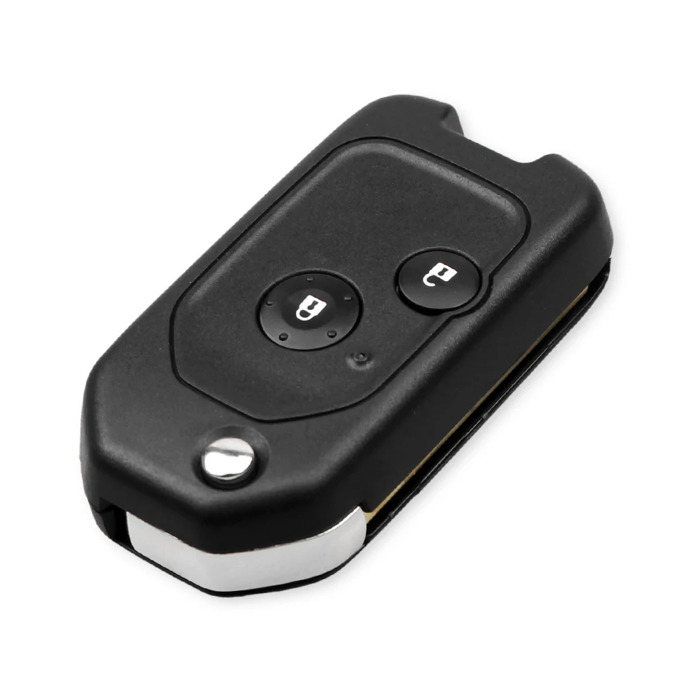 Car Key Modified KEYYOU Case For Honda Fit CRV Civic Insight Ridgeline HRV Jazz ACCORD 2003-2013 smile