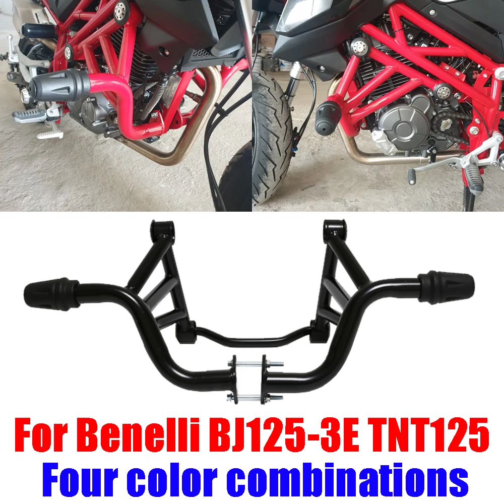 For Benelli BJ125-3E TNT125 TNT135 TNT 125 135 Motorcycle Accessories Engine Guard Bumper Crash Bars Stunt Cage Frame Protector