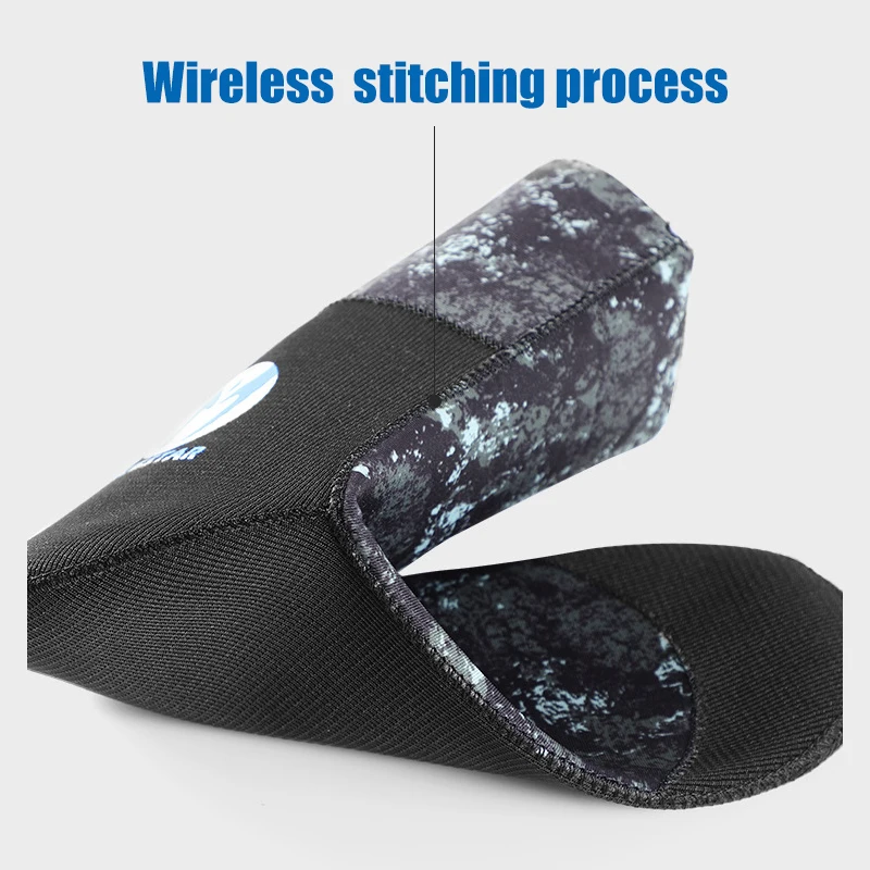 Neoprene Shoes 3mm Diving Camouflage Fishing Boots Keep Warm Underwater Hunting Spearfishing Swimming Socks Surfing Beach Shoes smile