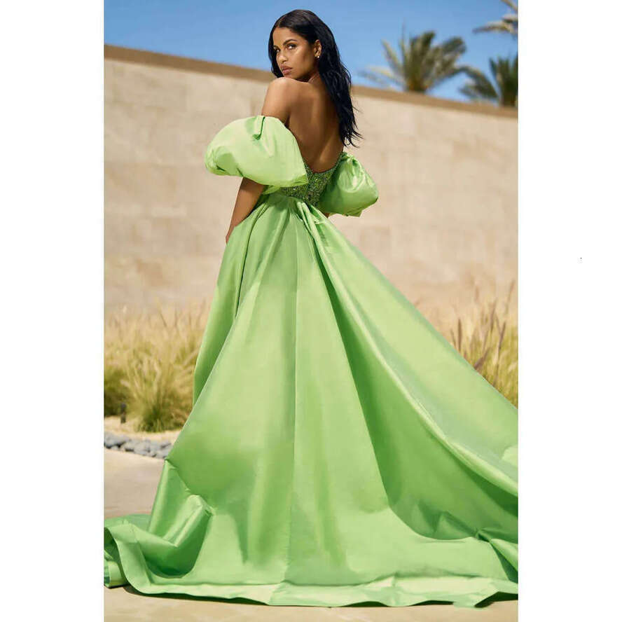 Fairy Evening Dresses Straight Appliques Crystals Off The Shoulder Backless Prom Gown Party Dress Vestido De Noite Custom Made 0218