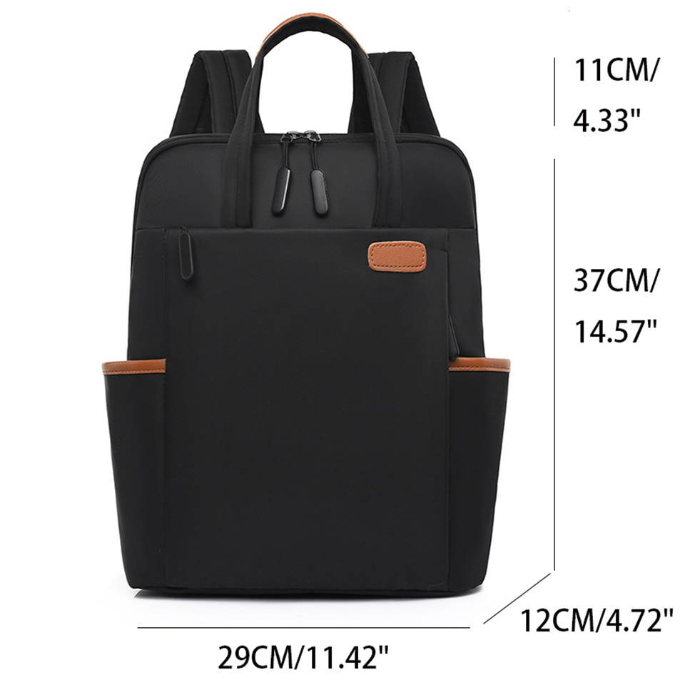 Multifunctional Designer Oxford Large Capacity College Women's Fashion Bag Travel Waterproof Business Backpack