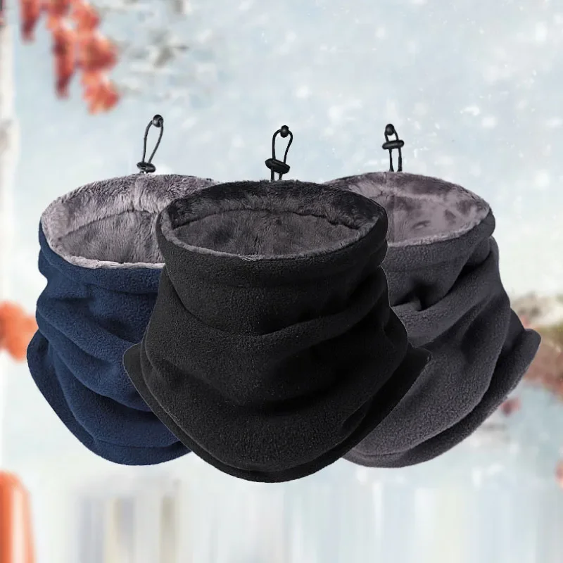 Warmer Winter Gaiter Neck Thermal Bandana Face Cover Half Fleece Mask Hiking Cycling Running Sport Ski Tube Scarf Women Men Kids smile