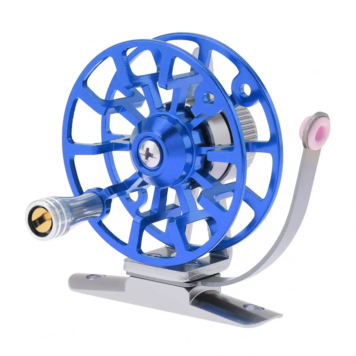 Former Ultra-Light Full Metal Ice Fishing Reel Fly Fishing Wheel Aluminum Alloy Support Left Hand 5 Colors Optional smile