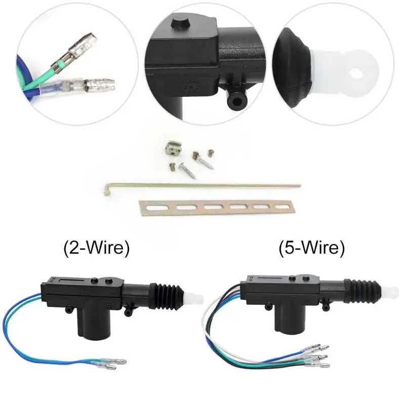 12V Car Locking System Actuator Automobiles Central Door Lock Motor Kit for Vehicle Electric Door Lock Car Accessories