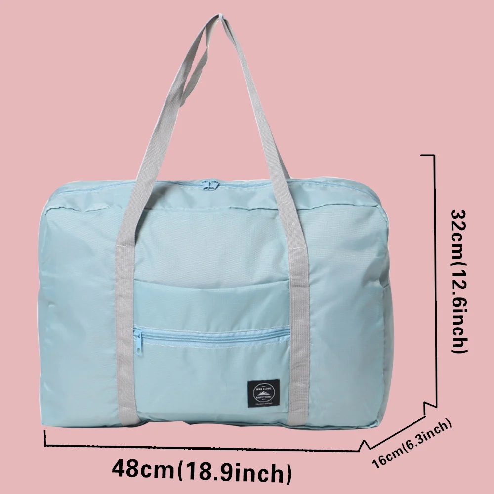 New Travel Bag 2022 Unisex Foldable Duffle Bag Large Capacity Organizers Portable Lage Bag Travel Accessories Skull Series smile