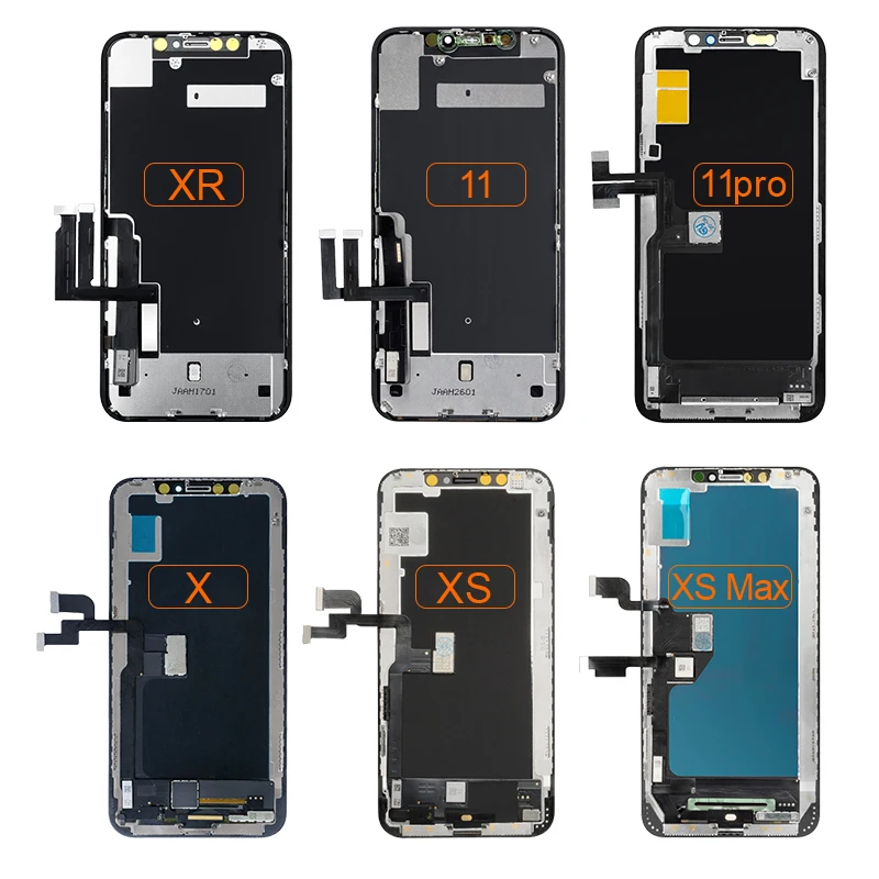 OEM LCD For ddmysmile Original Iphone 5 SE 6 7 8 6S Plus Display For Iphone X XR XS 11 Pro Max Screen Replacement Touch Digitizer Assembly Smile